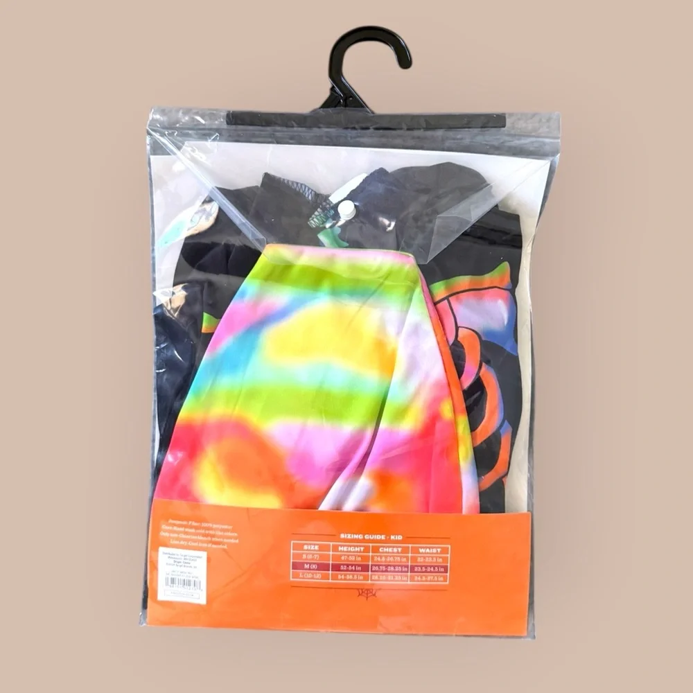 NWT Hyde & eeks kids Color Melt Skeleton costume SZ Med